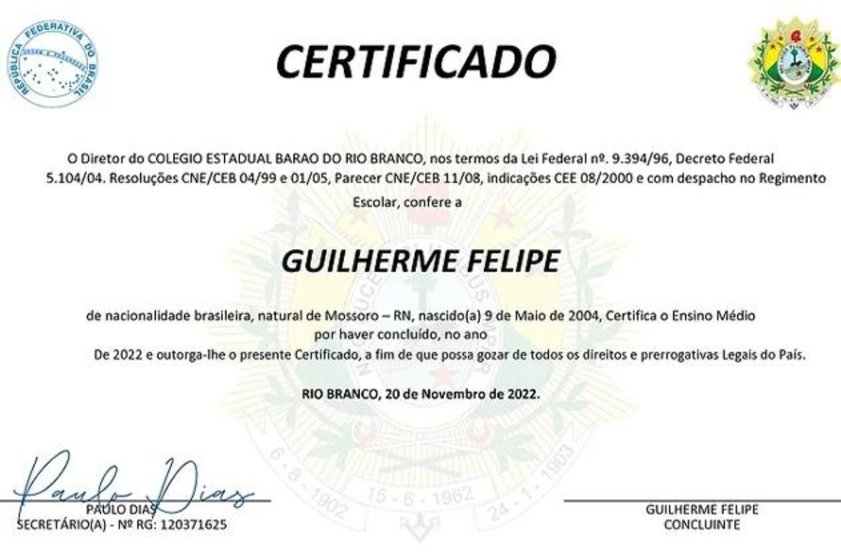 Comprar diploma e certificado